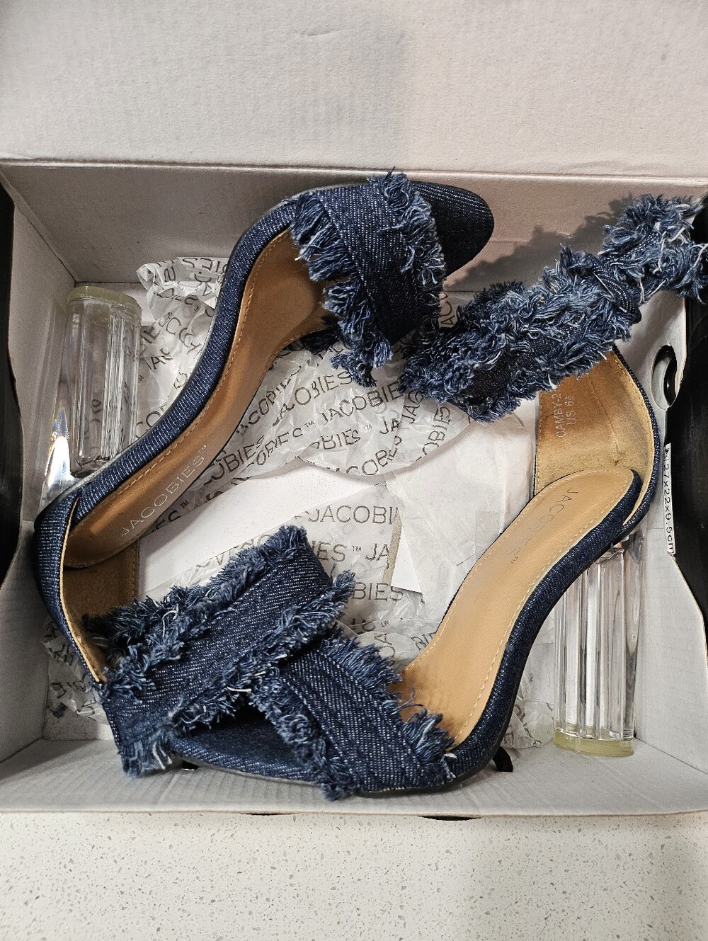 Denim Heels - Picture 2 of 9